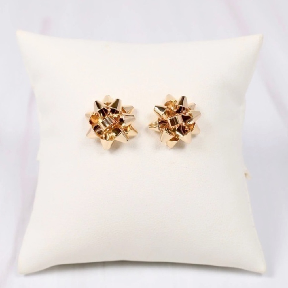 Gift bow earrings Christmas bow earrings